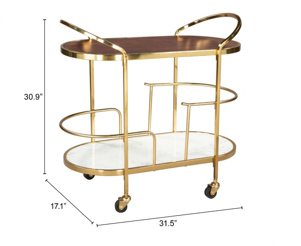 Antalya Bar Cart Multicolor