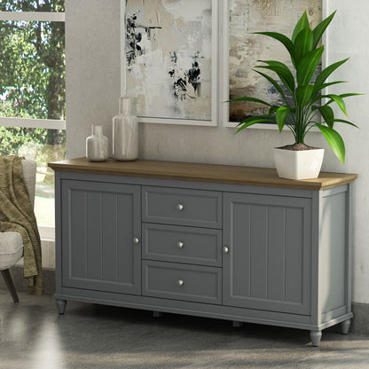 Chenon Sideboard - Grey & Brown