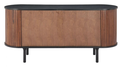 Koriana Sideboard Black & Walnut