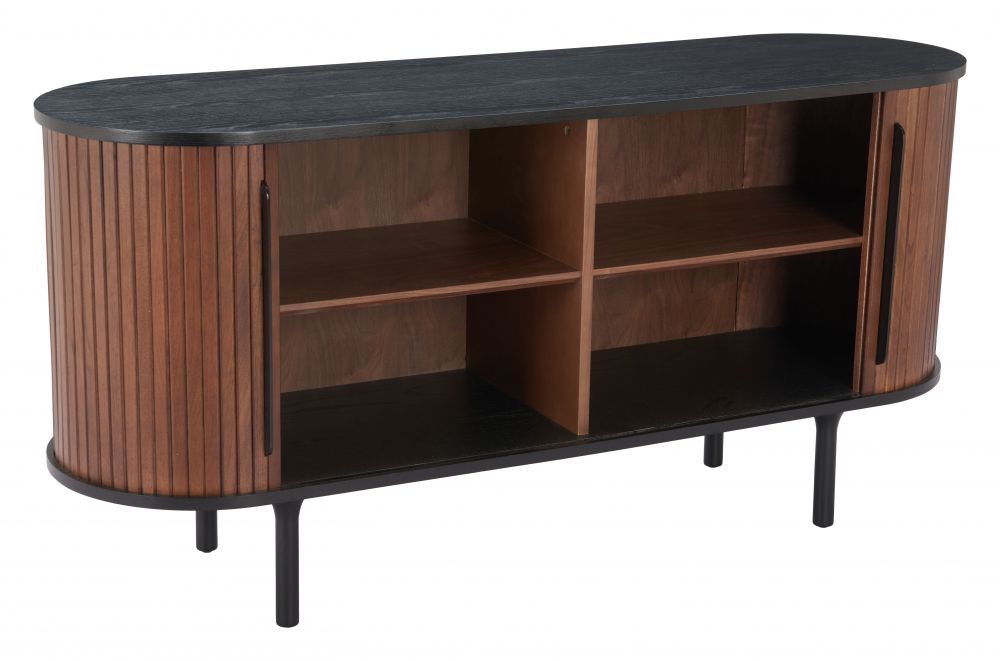 Koriana Sideboard Black & Walnut